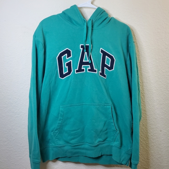 gap Tops - Gap Green y2K Pullover Patch Logo Warm Womens Sweatshirt Casual Medium Fall Wint
